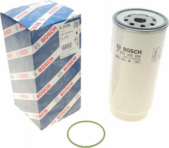 BOSCH F 026 402 038 - Fuel filter onlydrive.pro