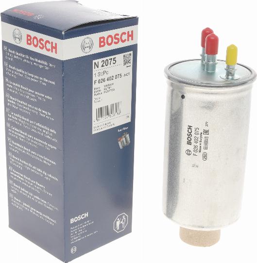 BOSCH F 026 402 075 - Polttoainesuodatin onlydrive.pro