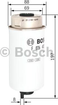 BOSCH F 026 402 122 - Fuel filter onlydrive.pro