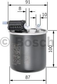 BOSCH F 026 402 843 - Топливный фильтр onlydrive.pro