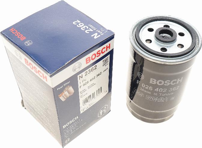 BOSCH F 026 402 362 - Топливный фильтр onlydrive.pro