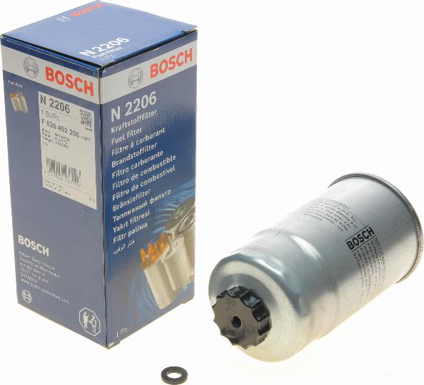 BOSCH F 026 402 206 - Fuel filter onlydrive.pro