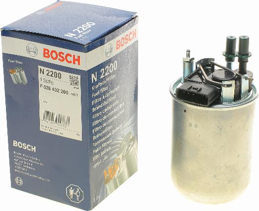 BOSCH F 026 402 200 - Топливный фильтр onlydrive.pro