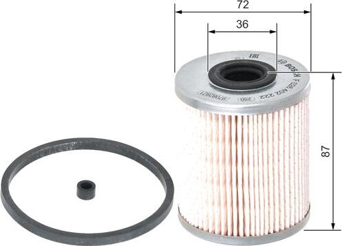 BOSCH F 026 402 222 - Kütusefilter onlydrive.pro