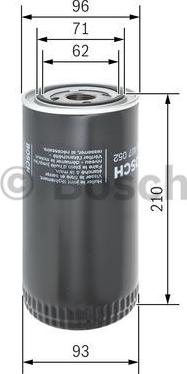 BOSCH F 026 407 052 - Oil Filter onlydrive.pro