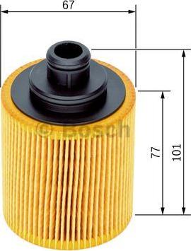 BOSCH F 026 407 067 - Oil Filter onlydrive.pro