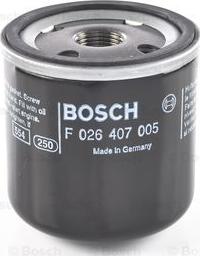 BOSCH F 026 407 005 - Масляный фильтр onlydrive.pro