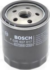 BOSCH F 026 407 017 - Eļļas filtrs onlydrive.pro