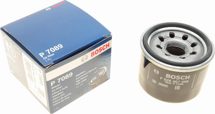 BOSCH F 026 407 089 - Oil Filter onlydrive.pro