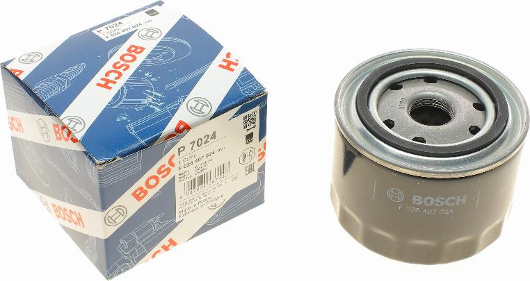 BOSCH F 026 407 024 - Eļļas filtrs onlydrive.pro