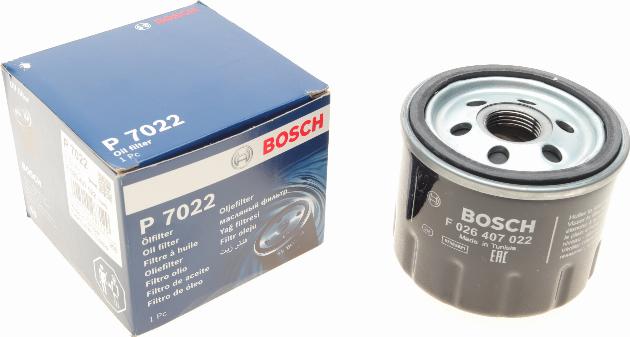 BOSCH F 026 407 022 - Oil Filter onlydrive.pro