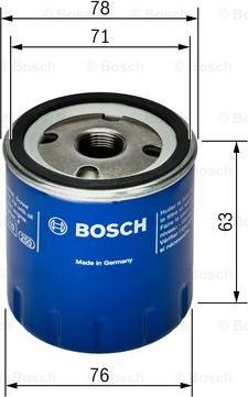 BOSCH F 026 407 022 - Oil Filter onlydrive.pro