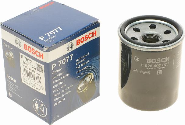 BOSCH F 026 407 077 - Oil Filter onlydrive.pro