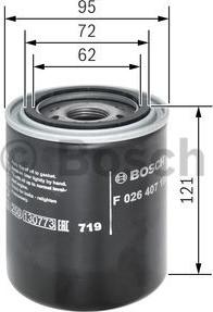 BOSCH F 026 407 198 - Õlifilter onlydrive.pro