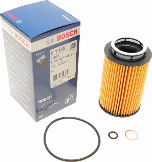 BOSCH F 026 407 158 - Масляный фильтр onlydrive.pro