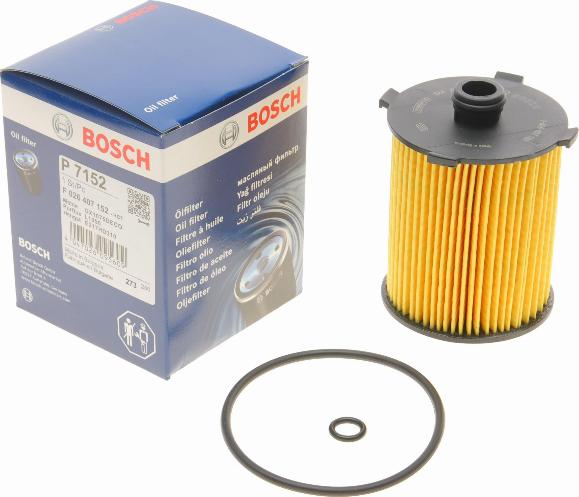 BOSCH F 026 407 152 - Масляный фильтр onlydrive.pro