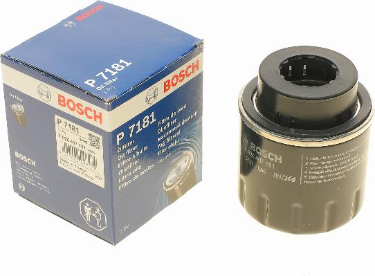 BOSCH F 026 407 181 - Масляный фильтр onlydrive.pro