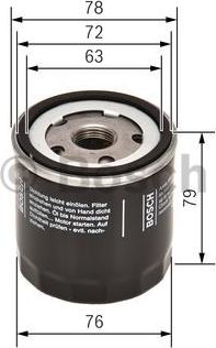 BOSCH F 026 407 176 - Oil Filter onlydrive.pro