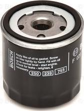 BOSCH F 026 407 176 - Oil Filter onlydrive.pro