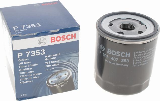 BOSCH F 026 407 353 - Oil Filter onlydrive.pro