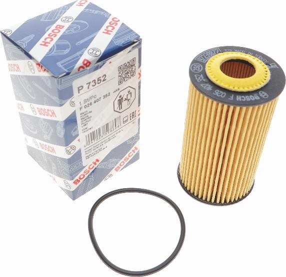 BOSCH F 026 407 352 - Oil Filter onlydrive.pro