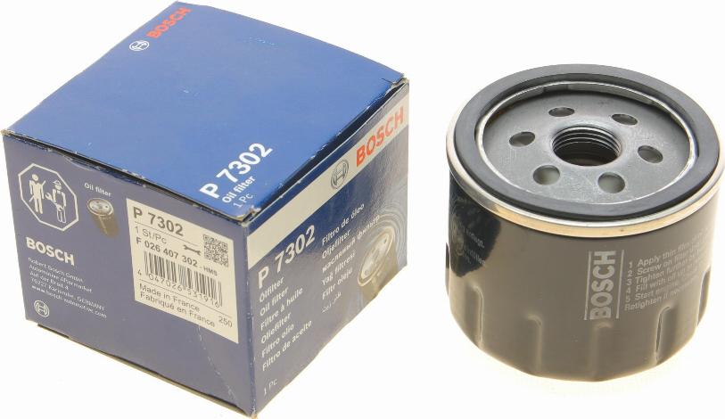 BOSCH F 026 407 302 - Õlifilter onlydrive.pro