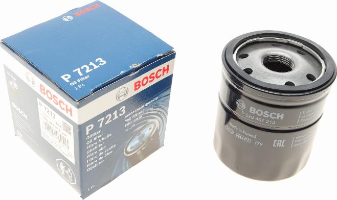 BOSCH F 026 407 213 - Eļļas filtrs onlydrive.pro