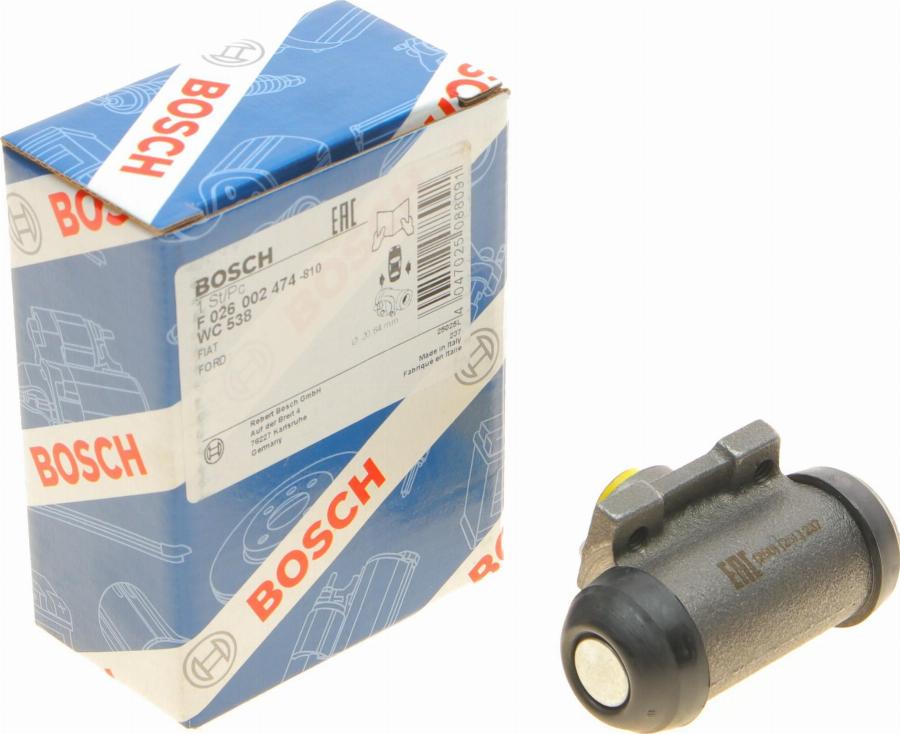 BOSCH F 026 002 474 - Колесный тормозной цилиндр onlydrive.pro