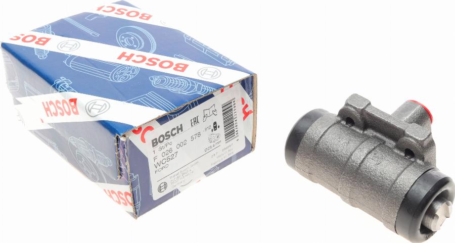 BOSCH F 026 002 578 - Riteņa bremžu cilindrs onlydrive.pro