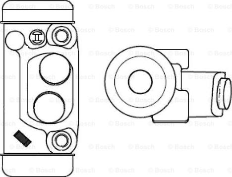 BOSCH F 026 002 383 - Wheel Brake Cylinder onlydrive.pro