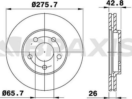 A.B.S. 17847 - Brake Disc onlydrive.pro