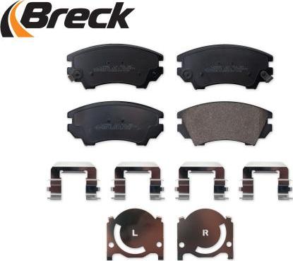 Breck 24412 00 701 10 - Brake Pad Set, disc brake onlydrive.pro