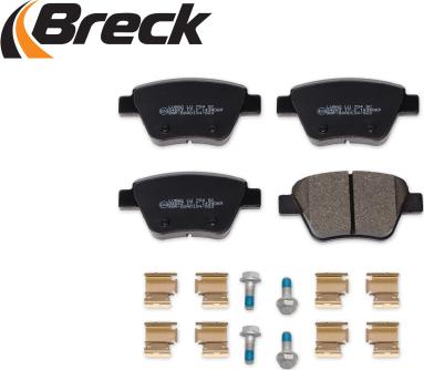 Breck 24563 00 704 00 - Brake Pad Set, disc brake onlydrive.pro