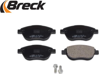 Breck 23600 00 701 00 - Brake Pad Set, disc brake onlydrive.pro