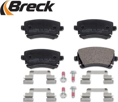 Breck 23326 00 702 00 - Brake Pad Set, disc brake onlydrive.pro