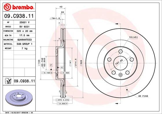 Textar 92287505 - Bremžu diski onlydrive.pro