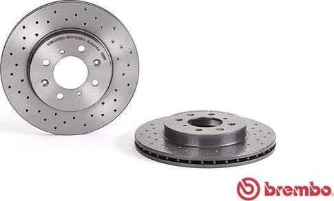 Brembo 09.5509.1X - Stabdžių diskas onlydrive.pro