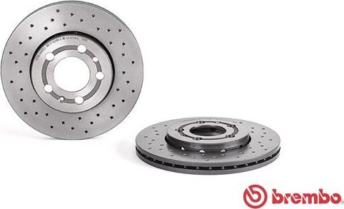 Brembo 09.7011.1X - Stabdžių diskas onlydrive.pro