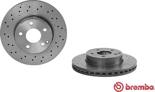 Brembo 09.A613.51 - Bremžu diski onlydrive.pro