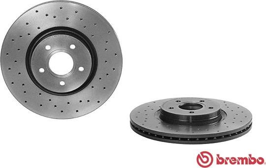 Brembo 09.A728.1X - Stabdžių diskas onlydrive.pro