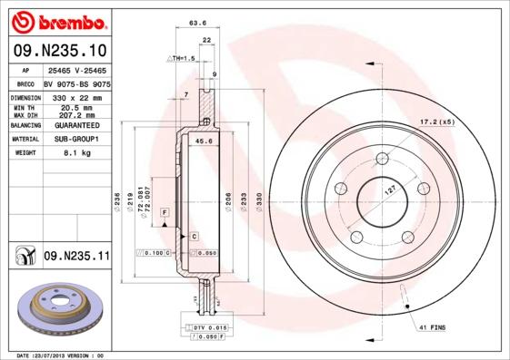 Blue Print ADA104366 - Brake Disc onlydrive.pro