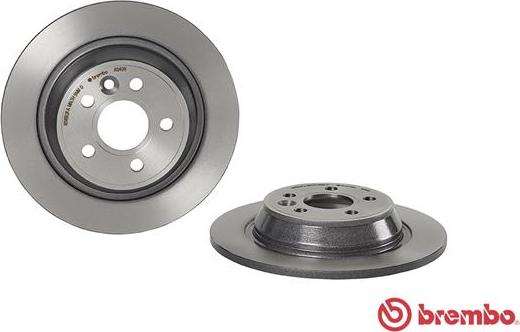 Brembo 08.A540.11 - Bremžu diski onlydrive.pro