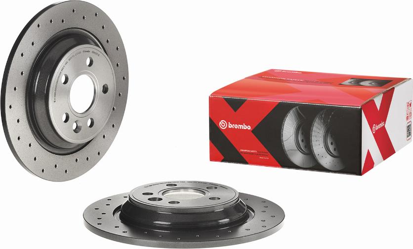 Brembo 08.A537.1X - Stabdžių diskas onlydrive.pro