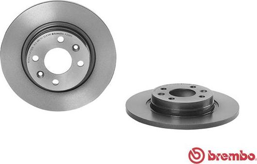 Brembo 08.A268.11 - Jarrulevy onlydrive.pro