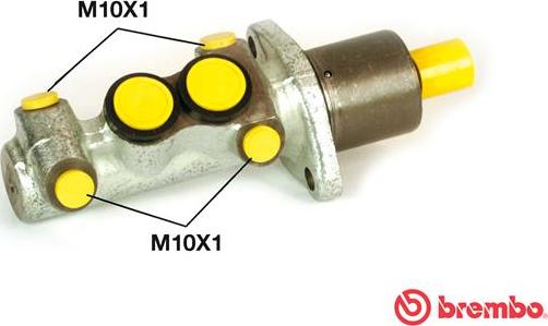 Brembo M 61 110 - Pagrindinis cilindras, stabdžiai onlydrive.pro