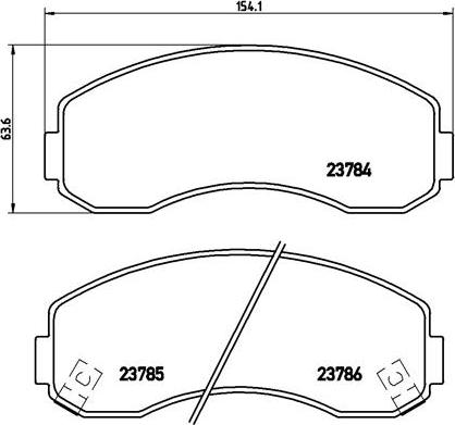 Brembo P 99 003 - Jarrupala, levyjarru onlydrive.pro