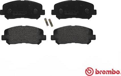 Brembo P 49 045 - Brake Pad Set, disc brake onlydrive.pro