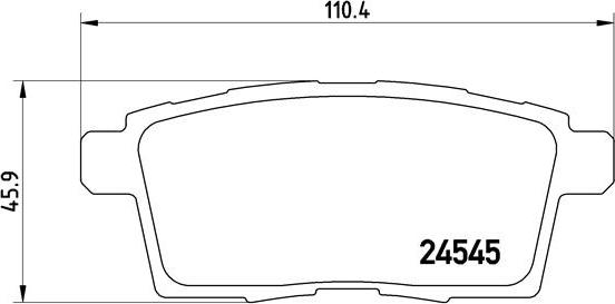 Brembo P 49 041 - Brake Pad Set, disc brake onlydrive.pro