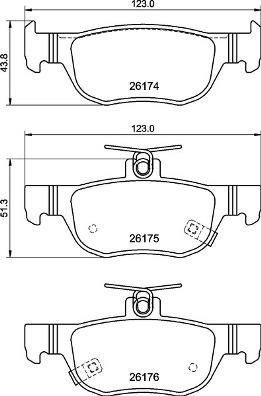 Brembo P 49 064 - Brake Pad Set, disc brake onlydrive.pro