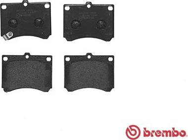 Brembo P 49 011 - Brake Pad Set, disc brake onlydrive.pro